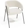Dining chair - Upholstered in Bouclé Fabric - Charke image 7