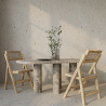 Buy Folding Wooden Rattan Dining Chair - Umbra Natural wood 61157 - prices