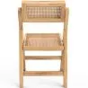 Folding Wooden Rattan Dining Chair - Umbra image 7
