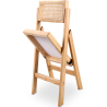 Buy Folding Wooden Rattan Dining Chair - Umbra Natural wood 61157 - prices