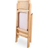 Buy Folding Wooden Rattan Dining Chair - Umbra Natural wood 61157 at Privatefloor