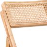 Buy Folding Wooden Rattan Dining Chair - Umbra Natural wood 61157 in the United Kingdom