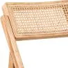 Folding Wooden Rattan Dining Chair - Umbra image 7