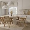 Dining Chair in Cane Rattan - with Armrests - Kane image 7