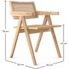 Dining Chair in Cane Rattan - with Armrests - Kane image 7