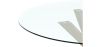 Round Dining Table - 120CM - Glass  - Tauwa image 7