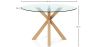 Round Dining Table - 120CM - Glass  - Tauwa image 7