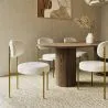 Dining Chair - Upholstered in Bouclé Fabric - Dahe image 7