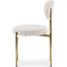 Dining Chair - Upholstered in Bouclé Fabric - Dahe image 7