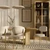 Dining Chair - Upholstered in Velvet - Golden metal - Dahe image 7