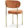 Dining Chair - Upholstered in Velvet - Golden metal - Dahe image 7
