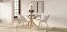Dining Chair - Upholstered in Bouclé Fabric - Amarna image 7