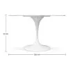 Dining Table Round - 120cm - Marble - Tulip image 7