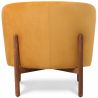 Buy Velvet Upholstered Armchair with Wood - Brina Mustard 61215 home delivery