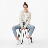 Hairpin Stool - 42cm - Dark wood and metal image 7