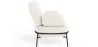 Designer Armchair - Upholstered in Bouclé Fabric - Alia image 7