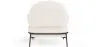 Designer Armchair - Upholstered in Bouclé Fabric - Alia image 7