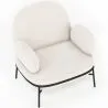 Designer Armchair - Upholstered in Bouclé Fabric - Alia image 7