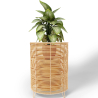 Buy Round Floor Planter - Boho Style - 56 CM - Laers Natural 61238 - in the UK