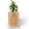 Round Floor Planter - Boho Style - 28 CM - Laers image 7