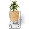 Round Floor Planter - Boho Style - 46 CM - Firna image 7
