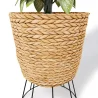 Round Floor Planter - Boho Style - 46 CM - Firna image 7