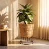 Round Floor Planter - Boho Style - 46 CM - Firna image 7