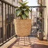 Round Floor Planter - Boho Style - 46 CM - Firna image 7