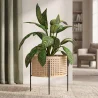 Round Floor Planter - Boho Style - Fusión image 7
