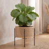 Round Floor Planter - Boho Style - Fusión image 7