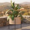 Round Floor Planter - Boho Style - Fusión image 7
