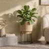 Round Floor Planter - Boho Style - Aventura image 7