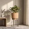 Round Floor Planter - Boho Style - Aventura image 7