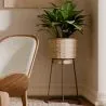 Round Floor Planter - Boho Style - Aventura image 7
