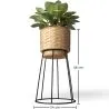 Round Floor Planter - Boho Style - Aventura image 7