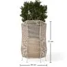 Round Floor Planter - Boho Style - Bohemian image 7