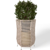 Buy Round Floor Planter - Boho Style - Bohemian Natural 61246 - in the UK