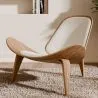 Designer armchair - Scandinavian armchair - Boucle upholstery - Lucy image 7