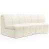 Curved Module Sofa - Upholstered in Bouclé Fabric - Herridon image 7