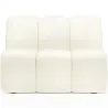 Straight Module Sofa - Upholstered in Bouclé Fabric - Herridon image 7