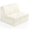 Buy Straight Module Sofa - Upholstered in Bouclé Fabric - Herrindon White 61249 in the United Kingdom