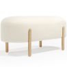 Upholstered Bouclé Bench - Curve image 7