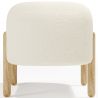 Upholstered Bouclé Bench - Curve image 7