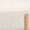 Upholstered Bouclé Bench - Curve image 7