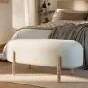 Upholstered Bouclé Bench - Curve image 7