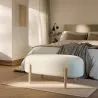 Upholstered Bouclé Bench - Curve image 7