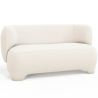 2/3 Seater Sofa - Upholstered in Bouclé Fabric - Magnolia image 7