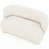 2/3 Seater Sofa - Upholstered in Bouclé Fabric - Magnolia image 7