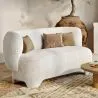 2/3 Seater Sofa - Upholstered in Bouclé Fabric - Magnolia image 7