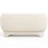 Buy 2/3 Seater Sofa - Upholstered in Bouclé Fabric - Magnolia White 61252 - in the UK